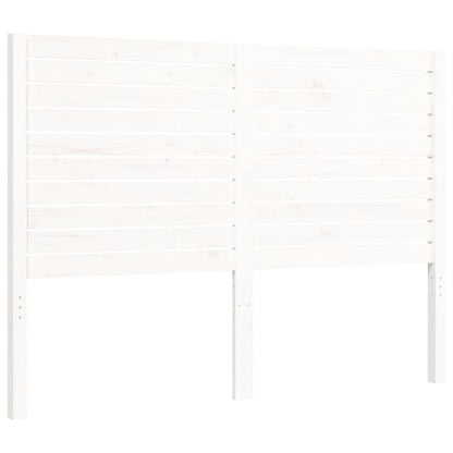 vidaXL Bed Frame without Mattress White 120x200 cm Solid Wood Pine