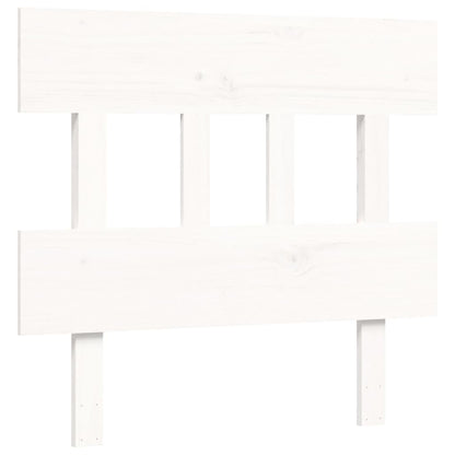 vidaXL Bed Frame without Mattress White 100x200 cm Solid Wood Pine