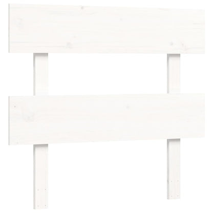 vidaXL Bed Frame without Mattress White 90x200 cm Solid Wood Pine
