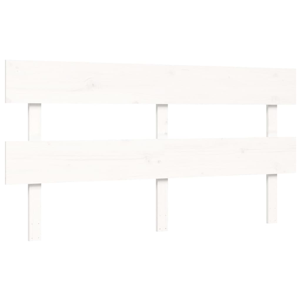 vidaXL Bed Frame without Mattress White 160x200 cm Solid Wood Pine