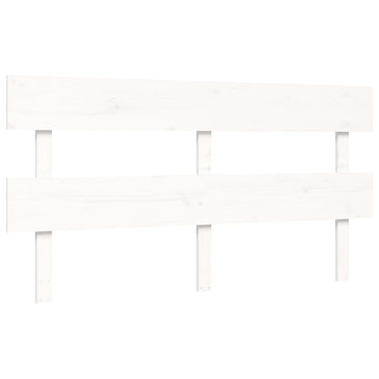 vidaXL Bed Frame without Mattress White 160x200 cm Solid Wood Pine