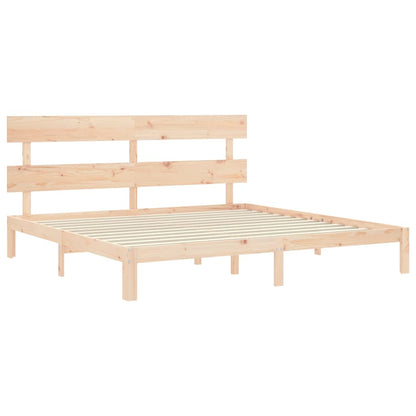 vidaXL Bed Frame without Mattress 200x200 cm Solid Wood Pine