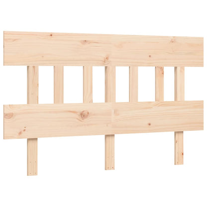 vidaXL Bed Frame without Mattress Small Double Solid Wood Pine