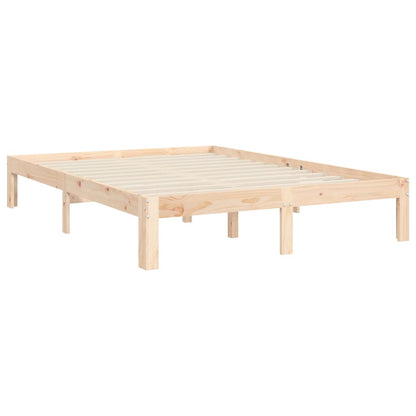 vidaXL Bed Frame without Mattress 140x200 cm Solid Wood Pine