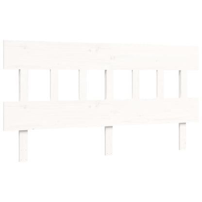 vidaXL Bed Frame without Mattress White 160x200 cm Solid Wood Pine