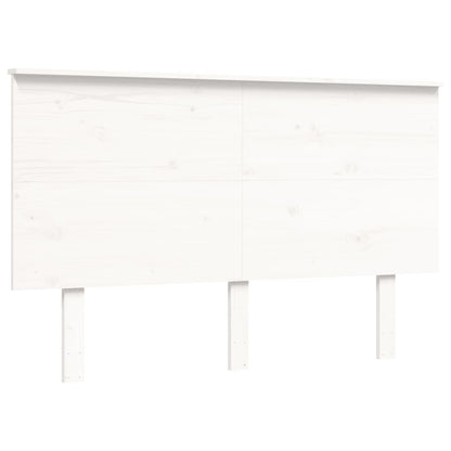 vidaXL Bed Frame without Mattress White 140x190 cm Solid Wood Pine