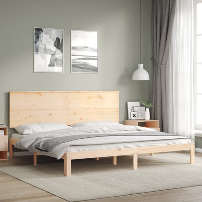 vidaXL Bed Frame without Mattress 200x200 cm Solid Wood Pine