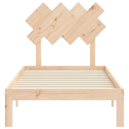 vidaXL Bed Frame without Mattress 90x200 cm Solid Wood Pine