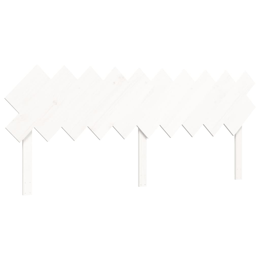 vidaXL Bed Frame without Mattress White 200x200 cm Solid Wood Pine
