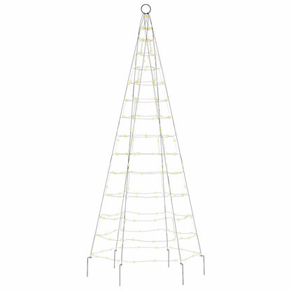 vidaXL LED Christmas Tree 200 LEDs Warm White 180 cm