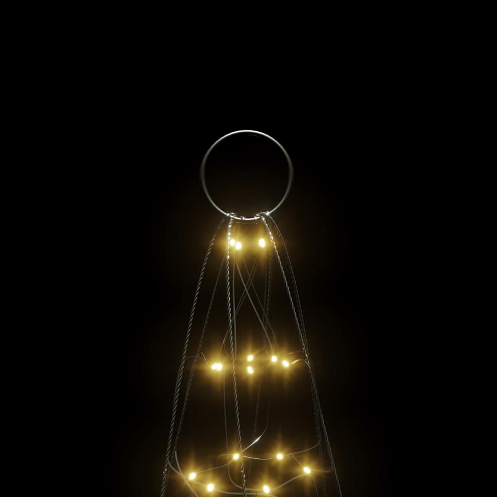 vidaXL LED Christmas Tree 200 LEDs Warm White 180 cm