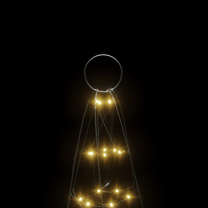 vidaXL LED Christmas Tree 200 LEDs Warm White 180 cm