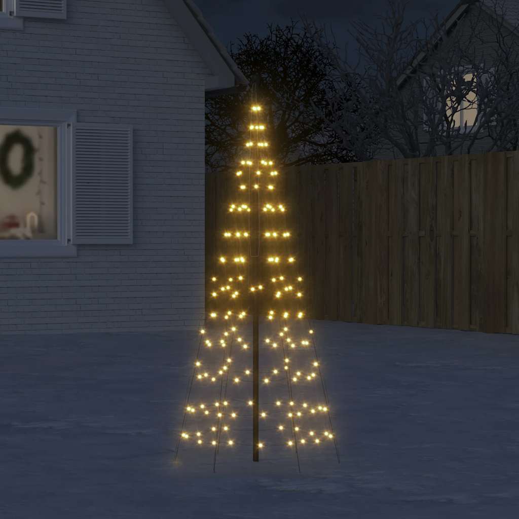 vidaXL LED Christmas Tree 200 LEDs Warm White 180 cm