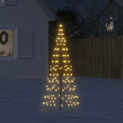 vidaXL LED Christmas Tree 200 LEDs Warm White 180 cm