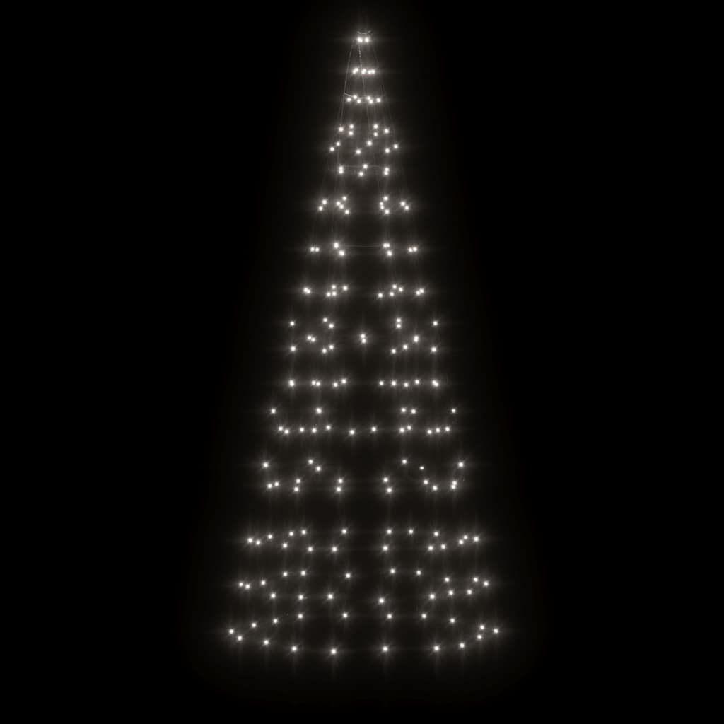 vidaXL LED Christmas Tree 200 LEDs Cold White 180 cm