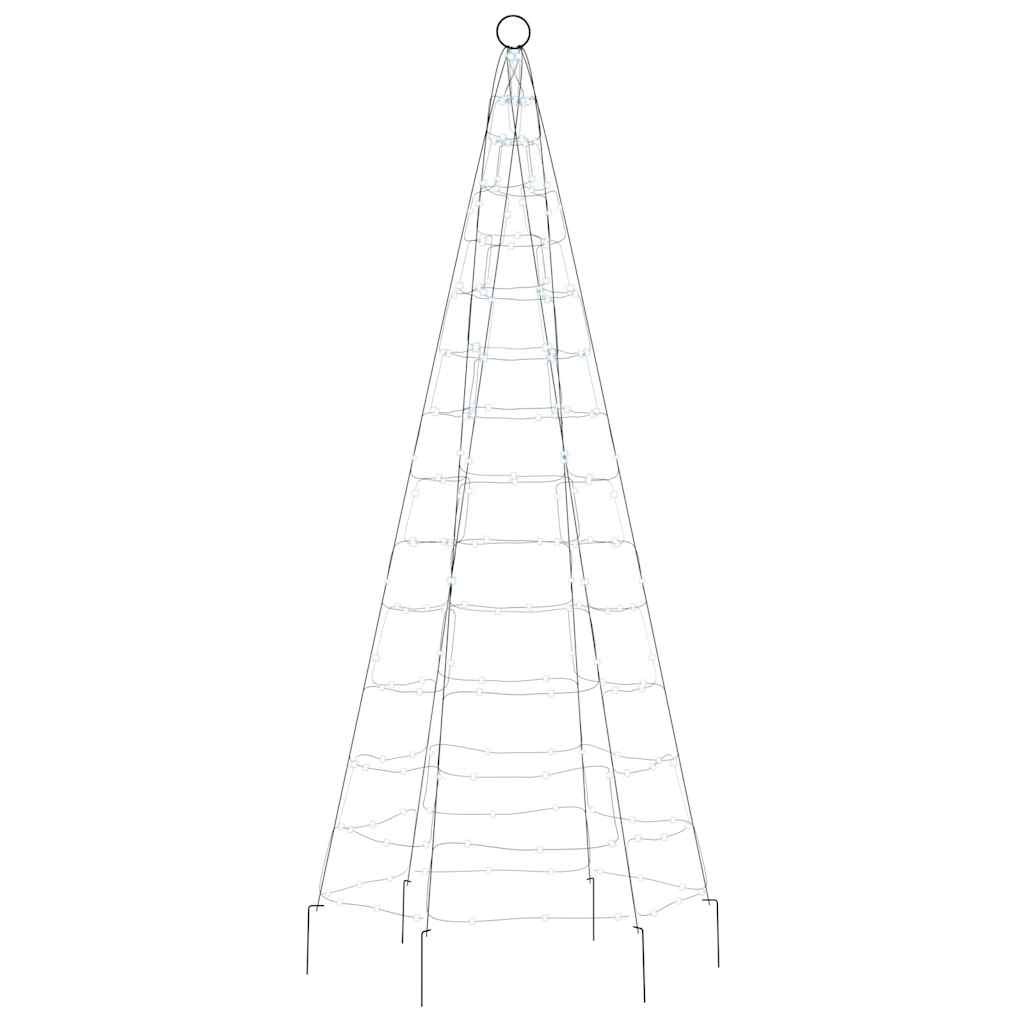 vidaXL LED Christmas Tree 200 LEDs Cold White 180 cm