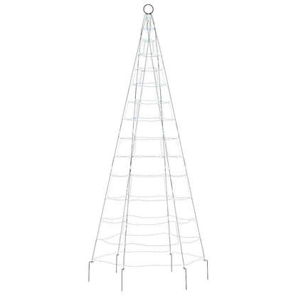 vidaXL LED Christmas Tree 200 LEDs Cold White 180 cm