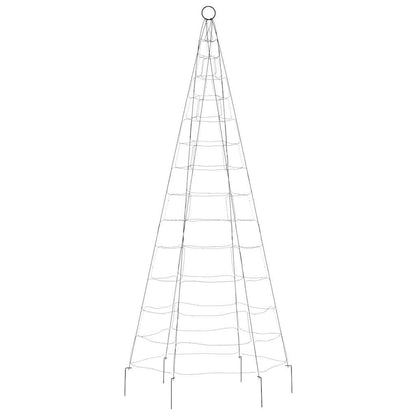 vidaXL LED Christmas Tree 200 LEDs Cold White 180 cm