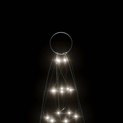 vidaXL LED Christmas Tree 200 LEDs Cold White 180 cm