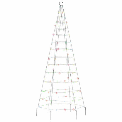vidaXL LED Christmas Tree 200 LEDs Colourful 180 cm