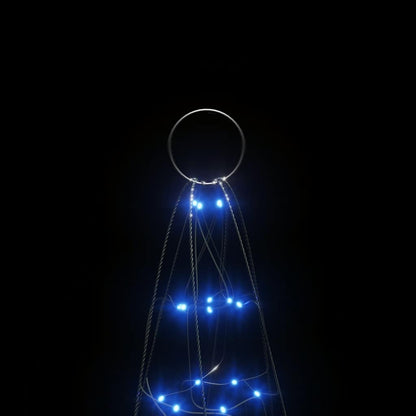 vidaXL LED Christmas Tree 200 LEDs Blue 180 cm