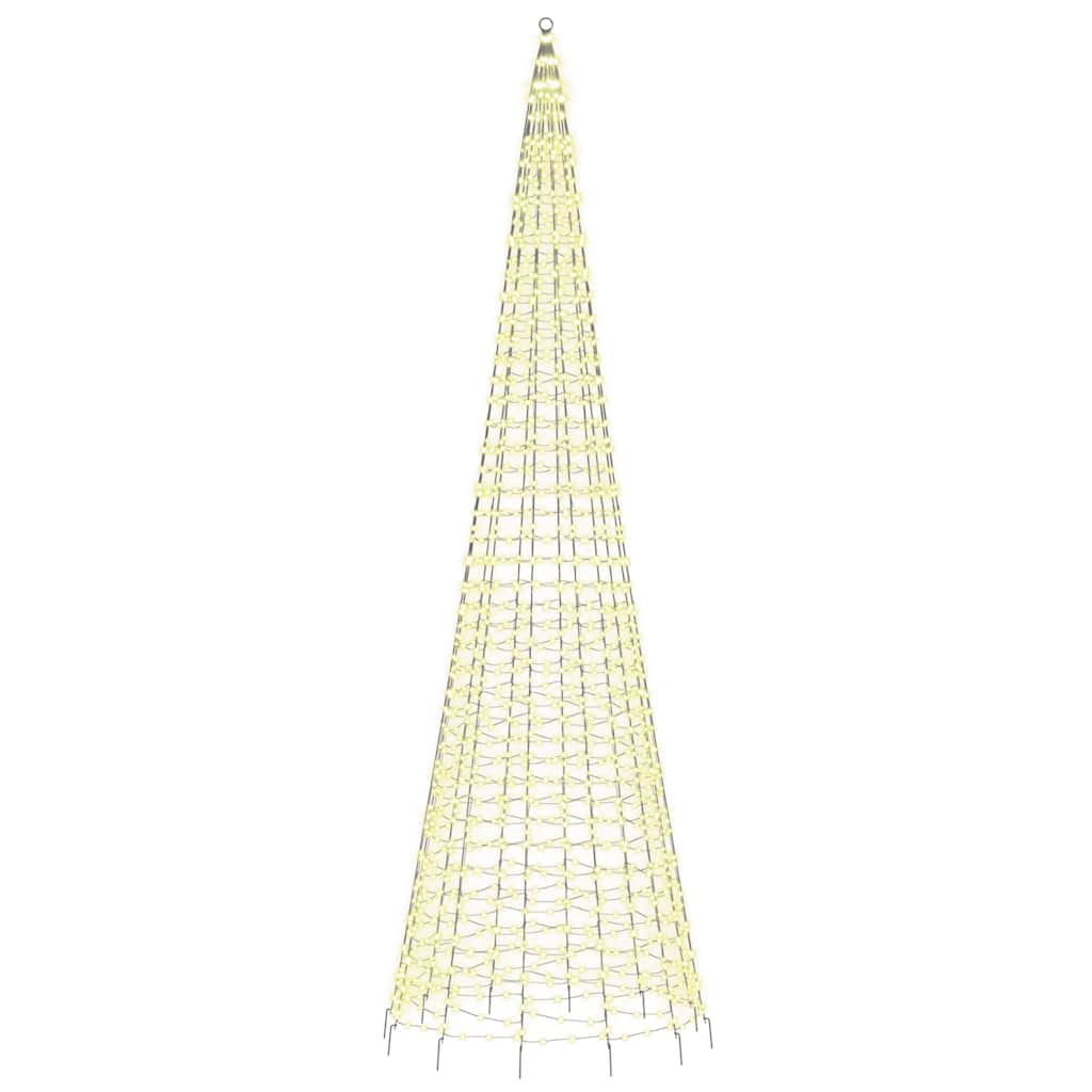 vidaXL LED Christmas Tree 1534 LEDs Warm White 500 cm