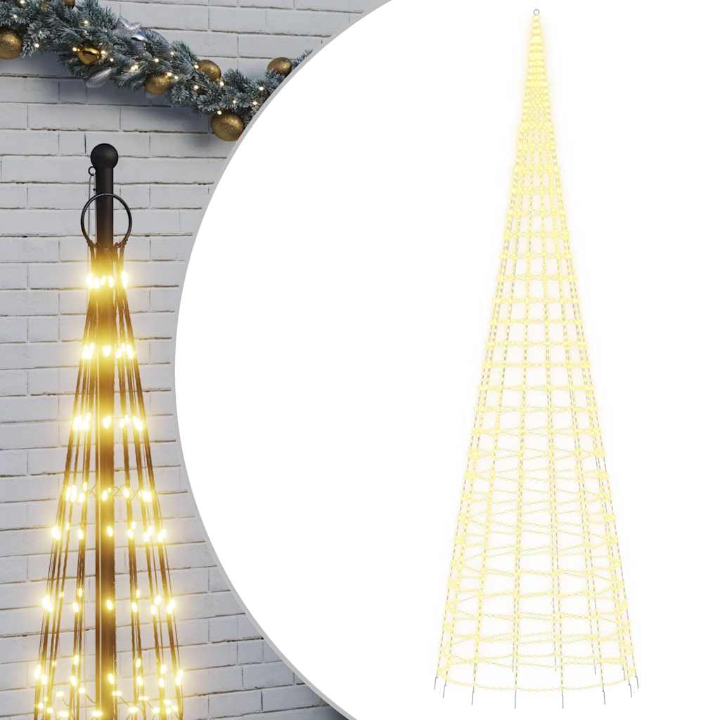 vidaXL LED Christmas Tree 3000 LEDs Warm White 800 cm