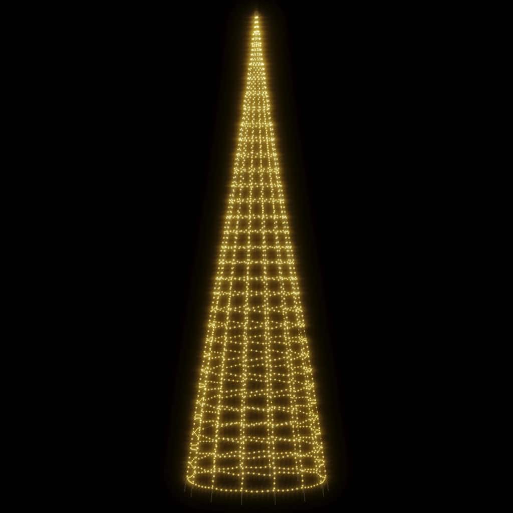 vidaXL LED Christmas Tree 3000 LEDs Warm White 800 cm