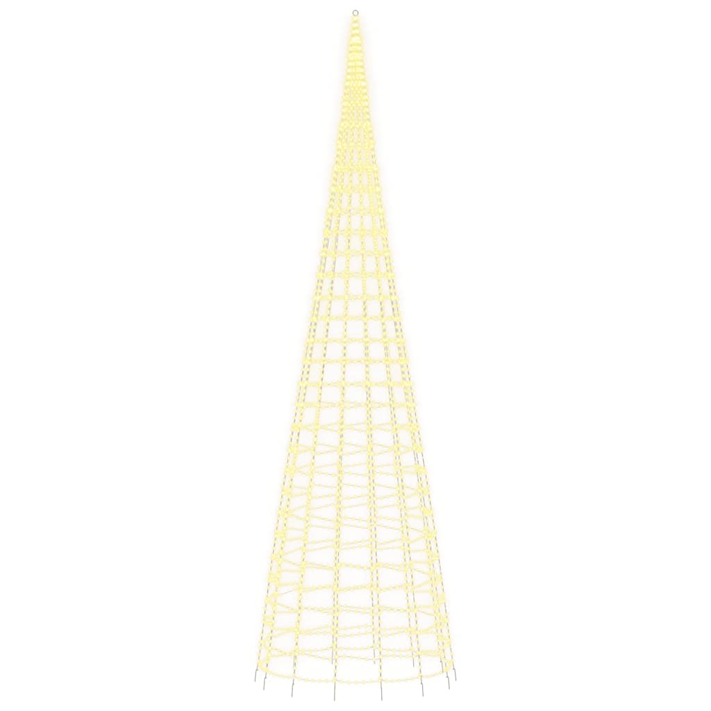 vidaXL LED Christmas Tree 3000 LEDs Warm White 800 cm
