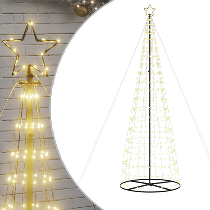 vidaXL LED Christmas Tree 570 LEDs Warm White 300 cm