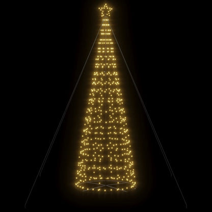 vidaXL LED Christmas Tree 570 LEDs Warm White 300 cm