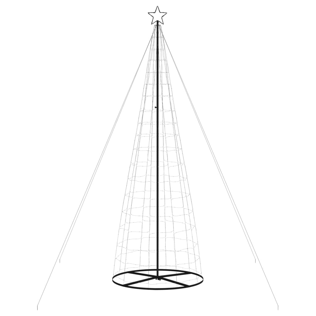 vidaXL LED Christmas Tree 570 LEDs Warm White 300 cm