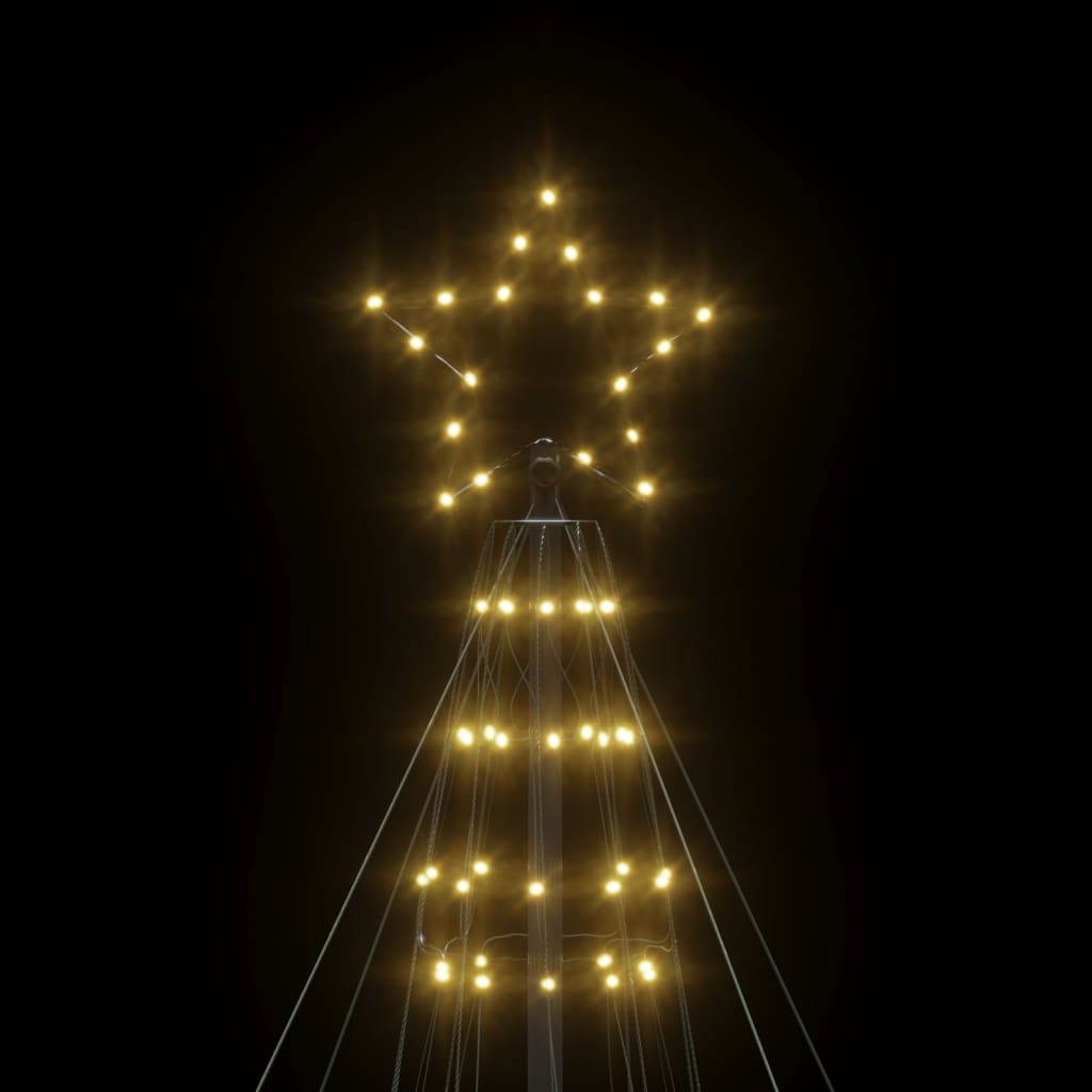 vidaXL LED Christmas Tree 570 LEDs Warm White 300 cm