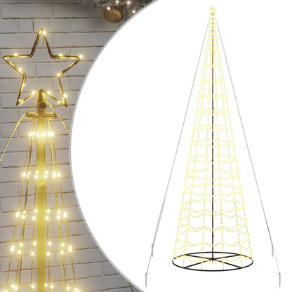 vidaXL LED Christmas Tree 1554 LEDs Warm White 500 cm
