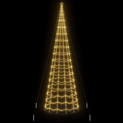 vidaXL LED Christmas Tree 1554 LEDs Warm White 500 cm