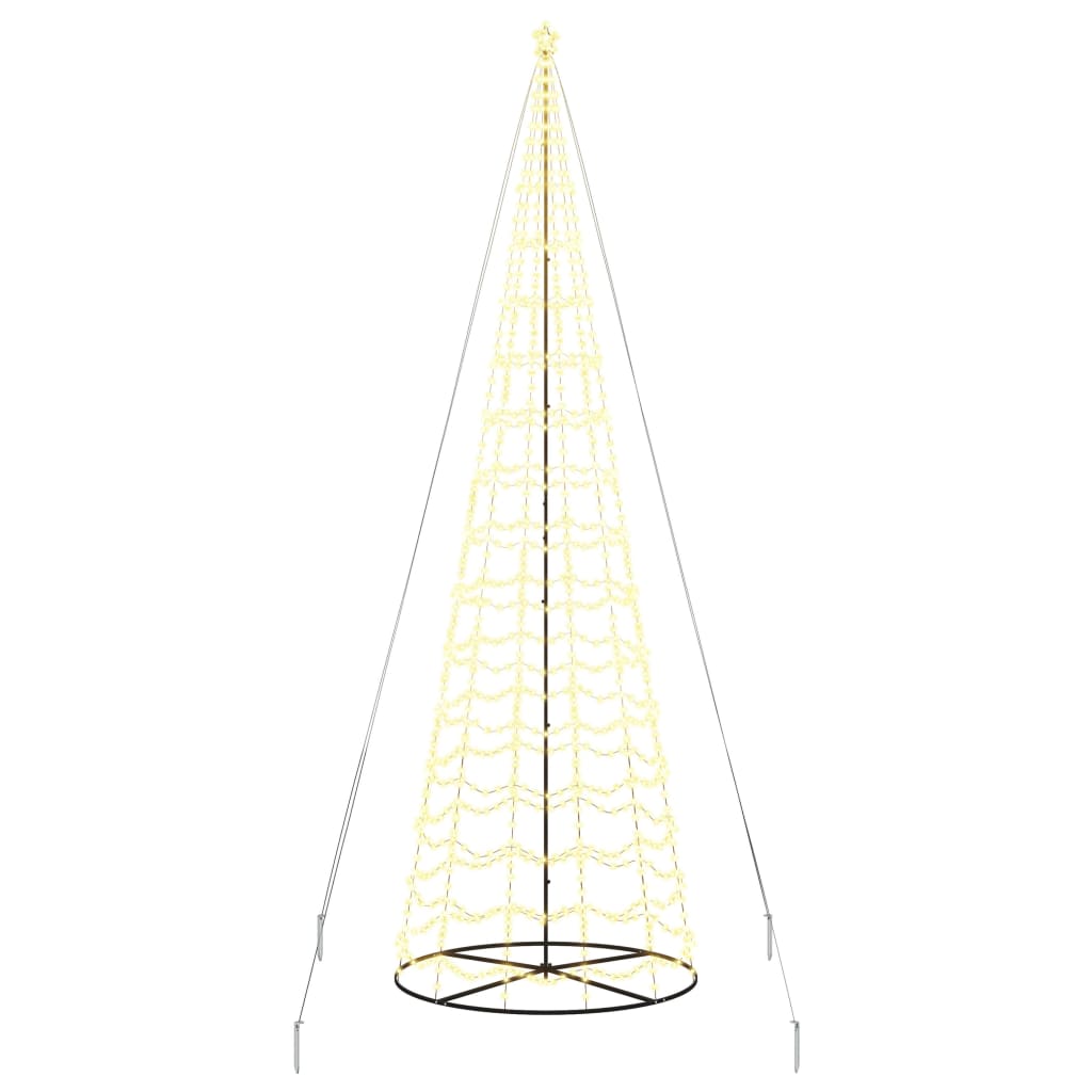 vidaXL LED Christmas Tree 1554 LEDs Warm White 500 cm