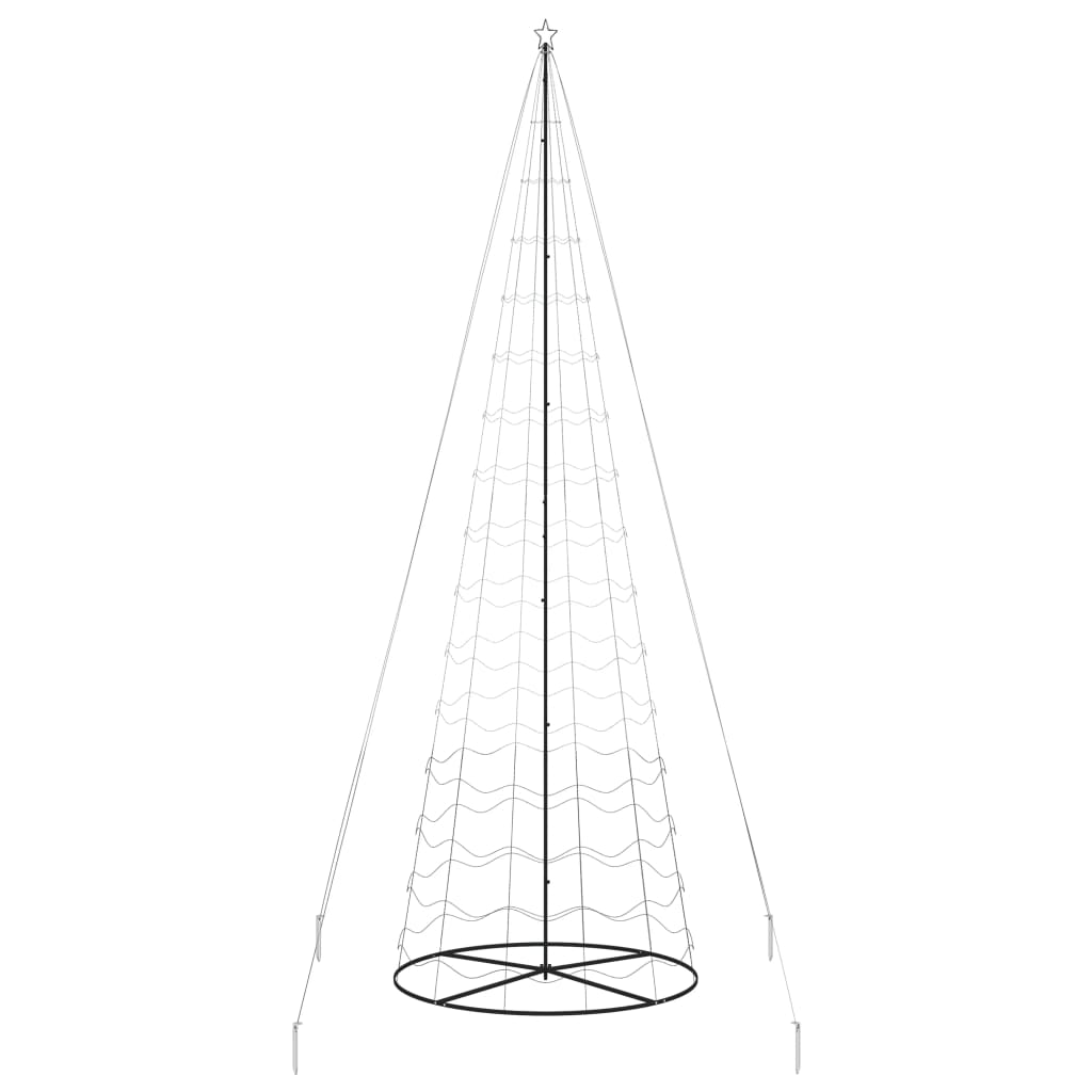 vidaXL LED Christmas Tree 1554 LEDs Warm White 500 cm