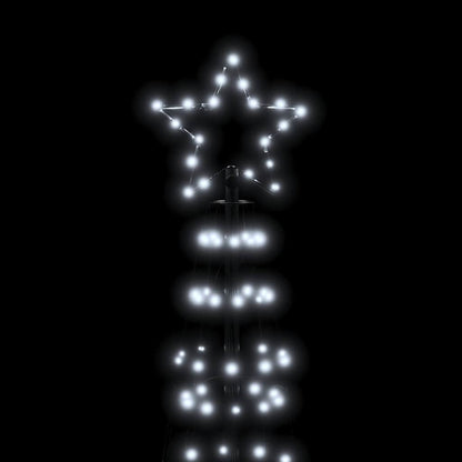 vidaXL LED Christmas Tree with Spikes 570 LEDs Cold White 300 cm