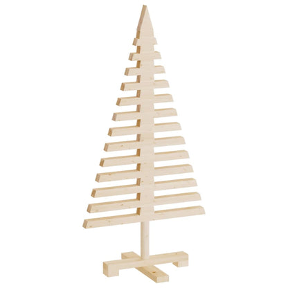 vidaXL Wooden Christmas Trees for Decoration 3 pcs Solid Wood Pine