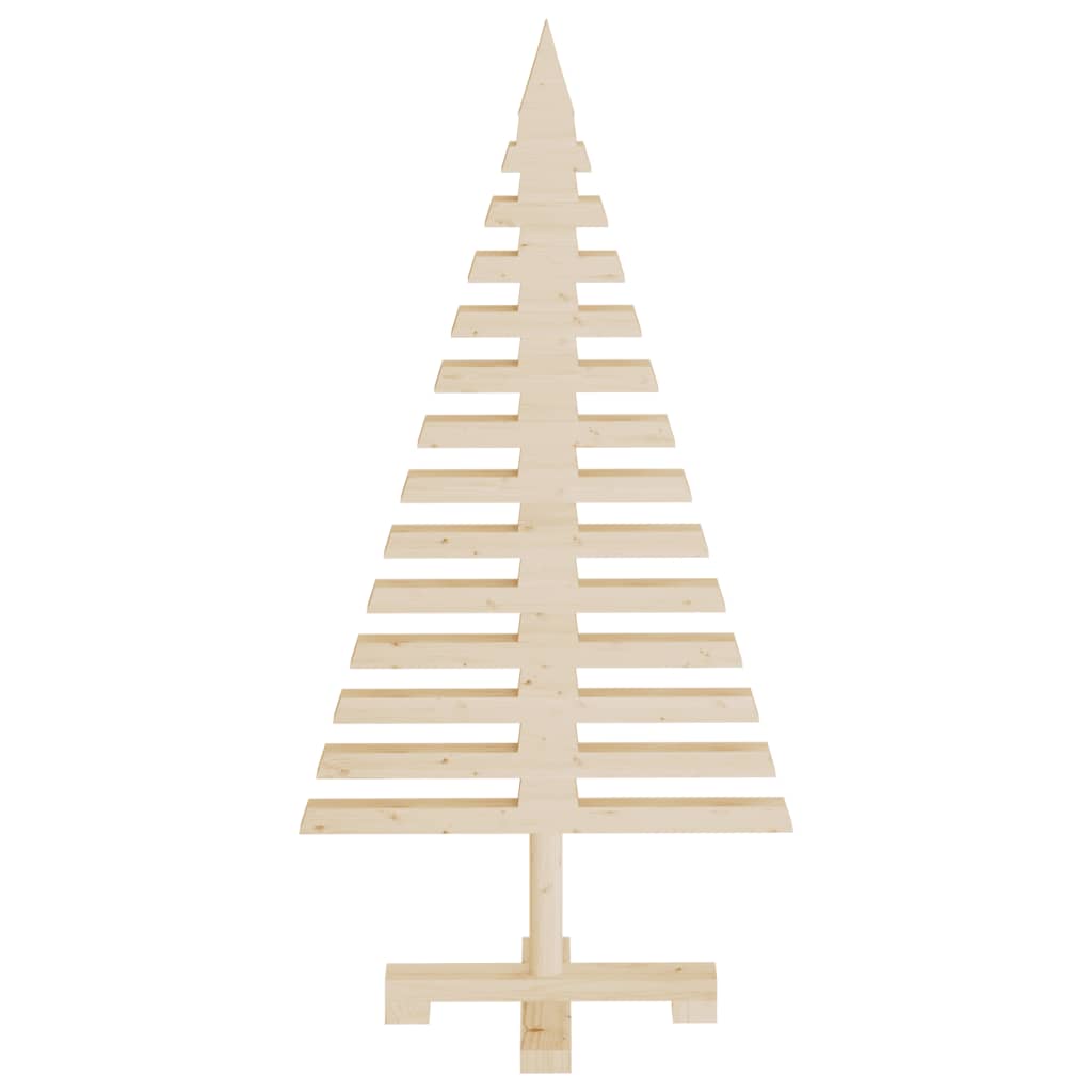 vidaXL Wooden Christmas Trees for Decoration 3 pcs Solid Wood Pine