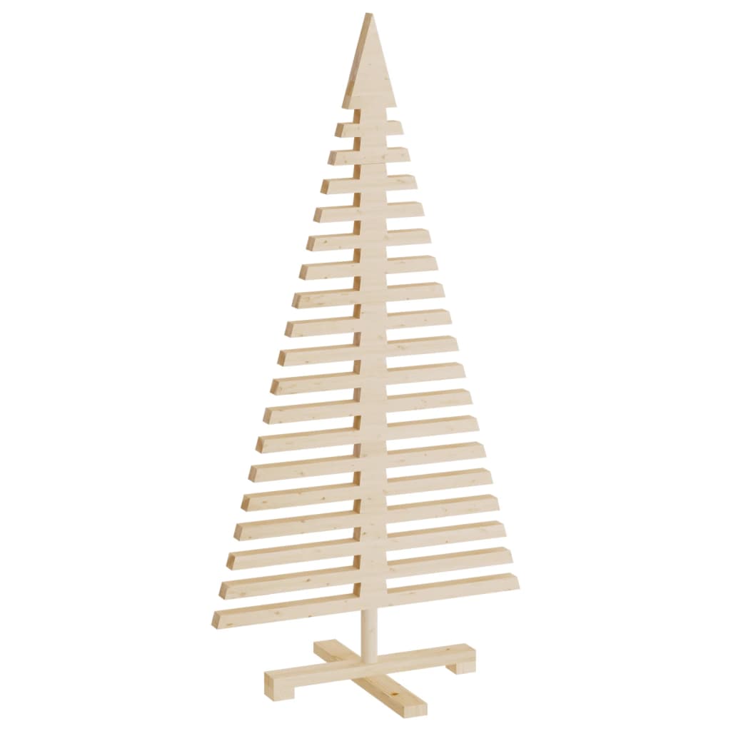 vidaXL Wooden Christmas Trees for Decoration 3 pcs Solid Wood Pine
