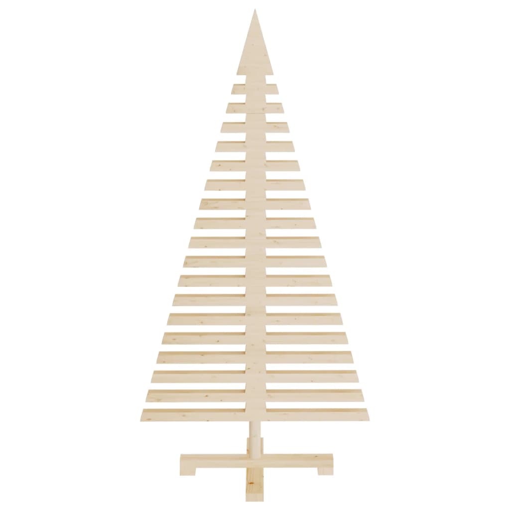 vidaXL Wooden Christmas Trees for Decoration 3 pcs Solid Wood Pine