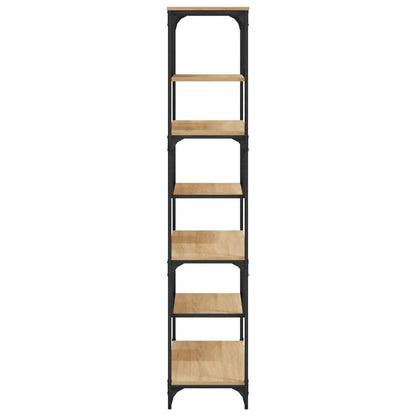 vidaXL Bookcase Sonoma Oak 81x36x176 cm Engineered Wood