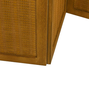 vidaXL Room Divider 3 Panels Brown Solid Wood Paulownia