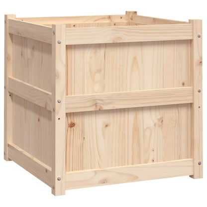 vidaXL Garden Planter 60x60x60 cm Solid Wood Pine