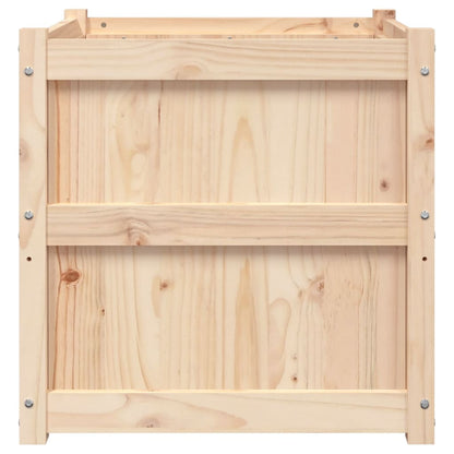 vidaXL Garden Planter 60x60x60 cm Solid Wood Pine
