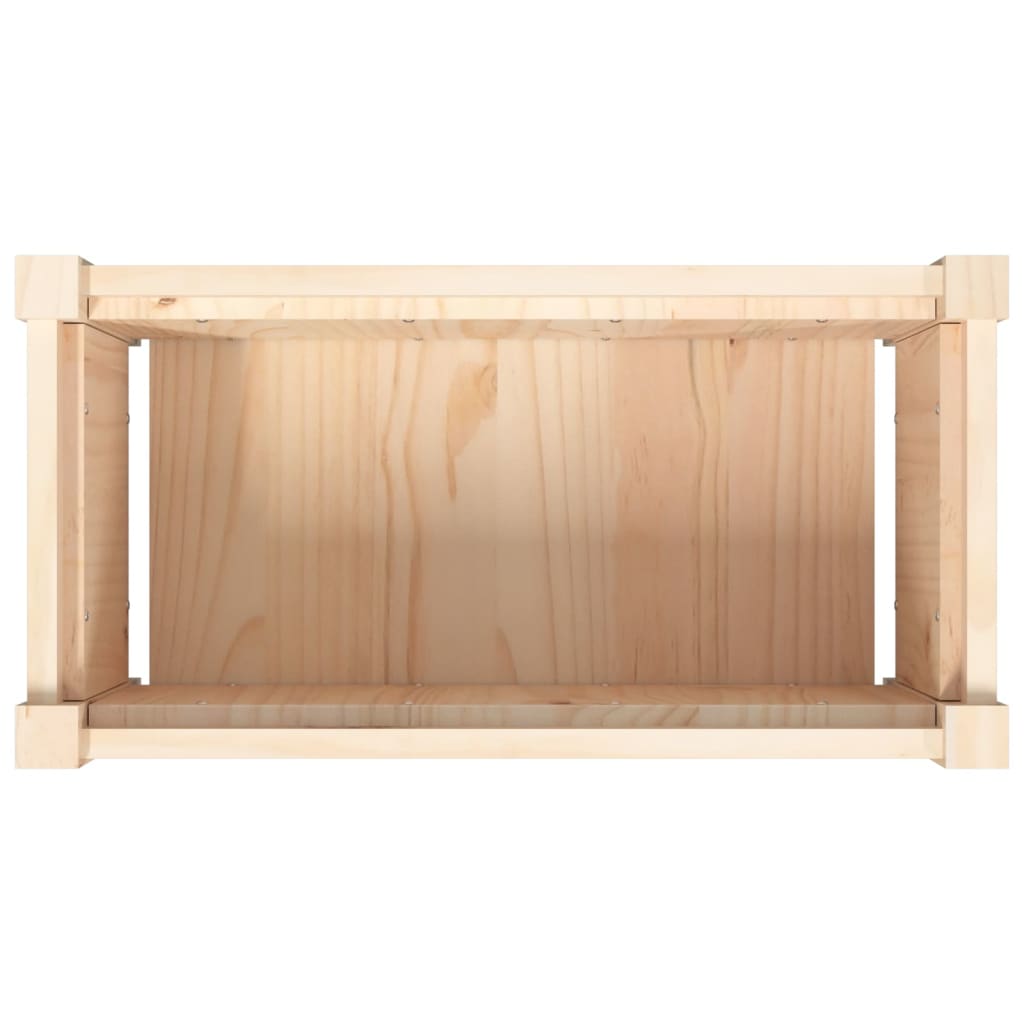 vidaXL Garden Planters 2 pcs Solid Wood Pine