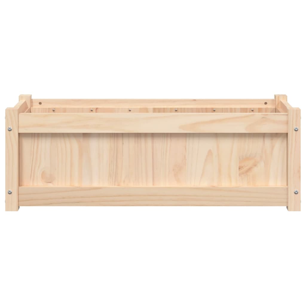vidaXL Garden Planter 90x31x31 cm Solid Wood Pine