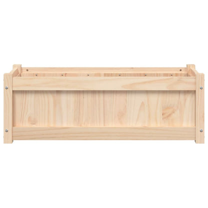 vidaXL Garden Planter 90x31x31 cm Solid Wood Pine