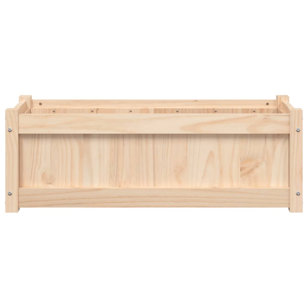 vidaXL Garden Planters 2 pcs Solid Wood Pine